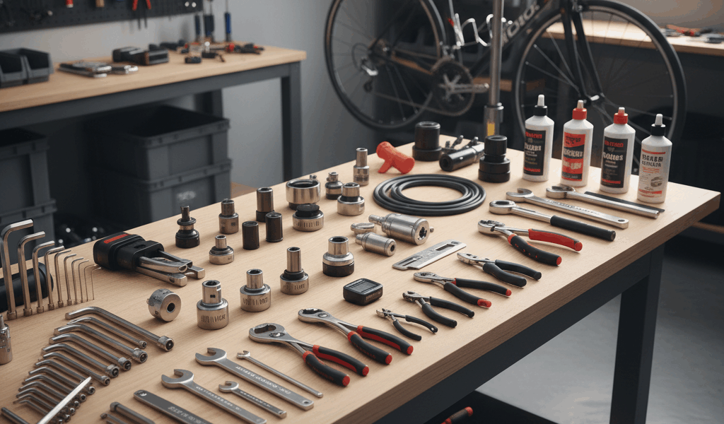 Complete bike maintenance tool kit