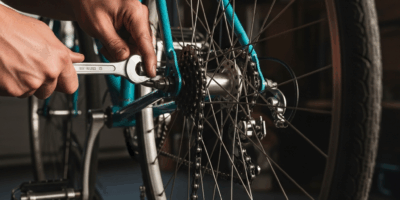 loose bicycle chain hanging slack on singlespeed bike mechan 20260331 083214