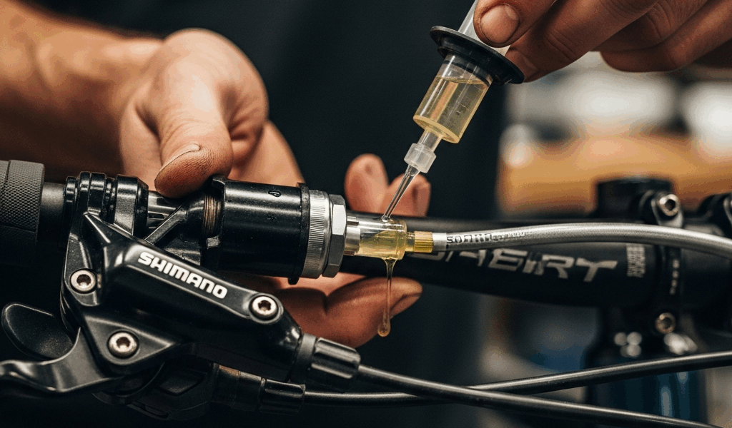 Professional photograph related to: Hydraulic Bike Brake Bleeding — Step-by-Step for Shimano and SRA